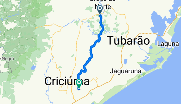 From São Ludgero to Içara