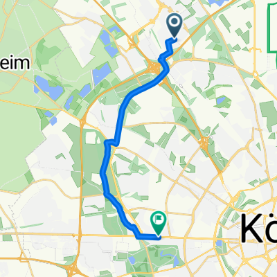 Giershausener Weg, Köln nach Aachener Straße, Köln