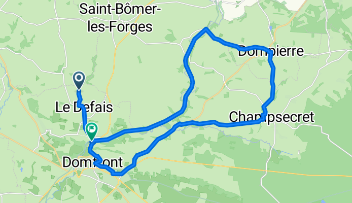 From Lonlay-l'Abbaye to Domfront-en-Poiraie