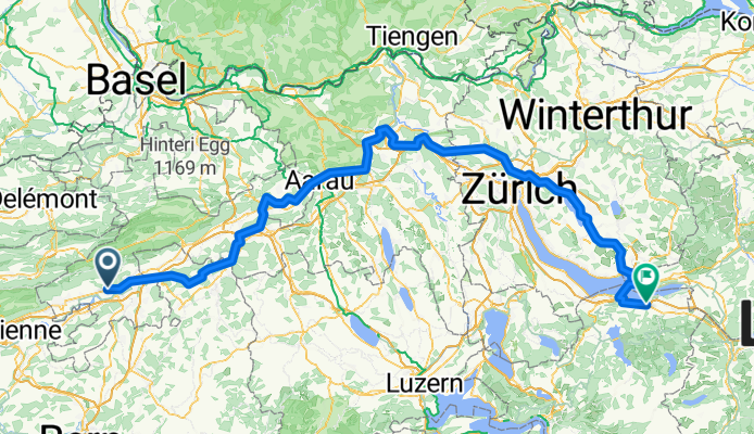 Langendorf SO - Brugg + Brugg - Uster / Nossikon