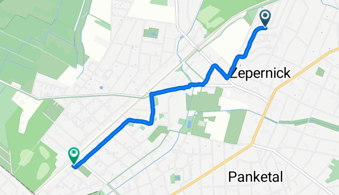 Oderbruchweg, Panketal nach Heinestraße, Panketal