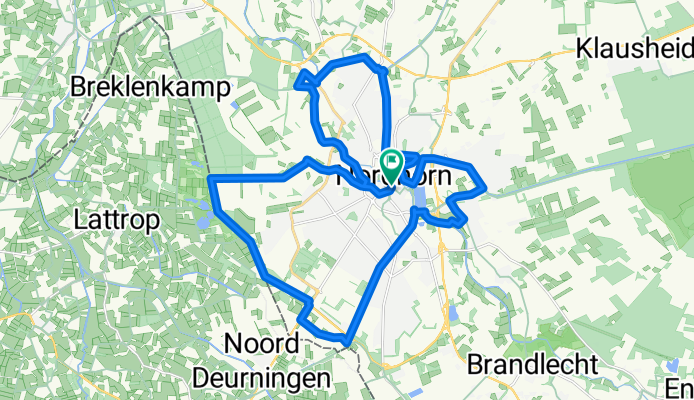 Fietsknoop nordhorn klein rondje