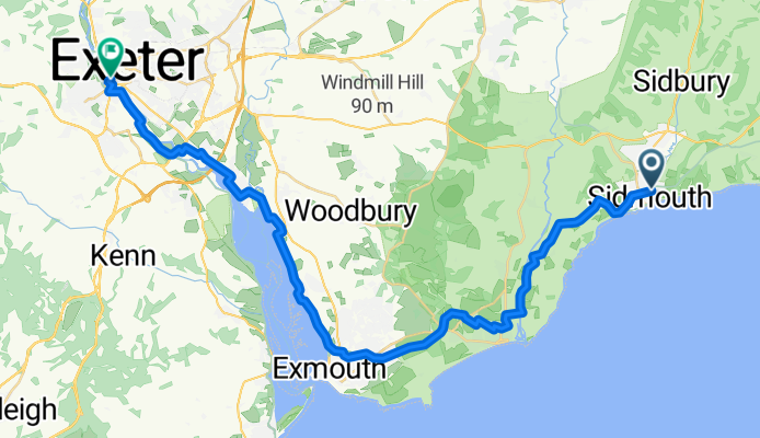 Sidmouth - Exeter
