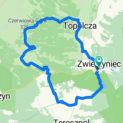 Route in Zwierzyniec