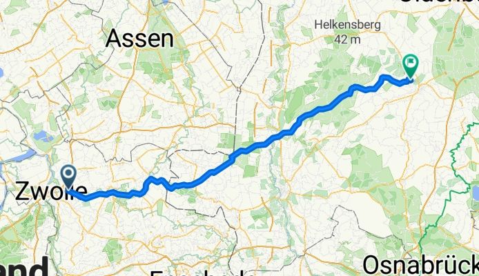 Velsen - Zwolle + Zwolle - Klein Berßen (2/2) + Klein Berßen - Bremen (1/2)