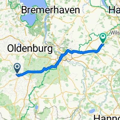 Velsen - Zwolle + Zwolle - Klein Berßen (2/2) + Klein Berßen - Bremen (2/2) + Bremen - Hamburg (1/2)
