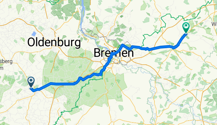 Velsen - Zwolle + Zwolle - Klein Berßen (2/2) + Klein Berßen - Bremen (2/2) + Bremen - Hamburg (1/2)
