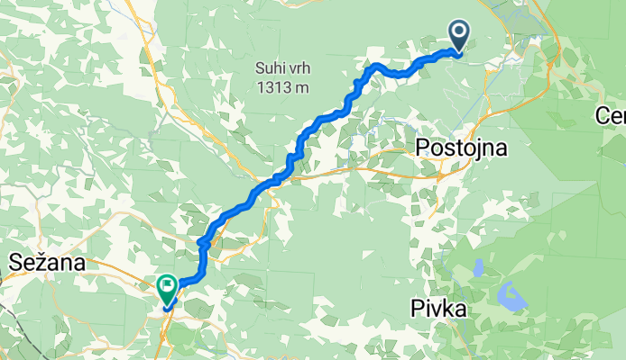 Postojna - Divača