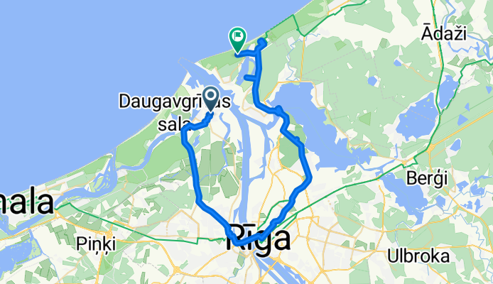 Gobas iela to Mangaļsalas iela