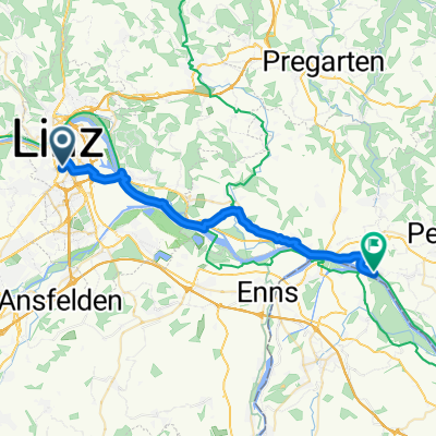 From Linz to Naarn im Machlande