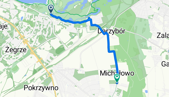 Biała Góra, Poznań do Bobrownicka, Poznań