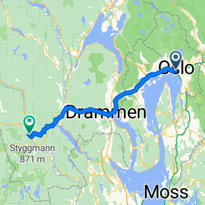 Oslo - Kongsberg + Kongsberg - Rødberg (1/2)