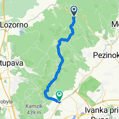 Pezinská Baba - Biely kríž -Rača