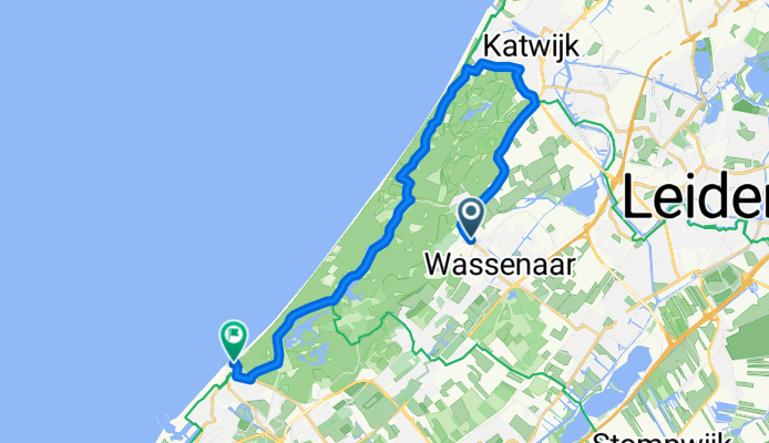 Katwijkseweg nach Strand Noord