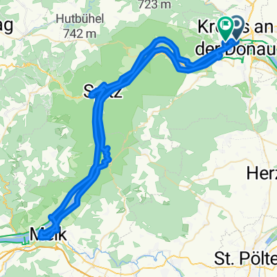 Route to Kolping Campus Krems