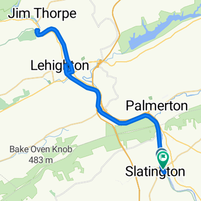 D-L Trail, Slatington to D-L Trail, Slatington