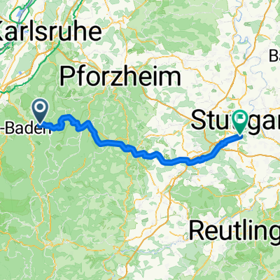 Von Loffenau bis Stuttgart