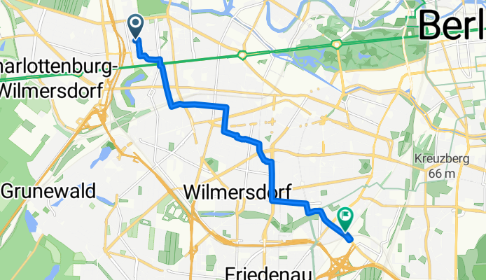 Seelingstraße, Berlin nach Dominicusstraße, Berlin