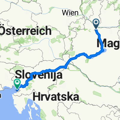 Von Györ nach Triest