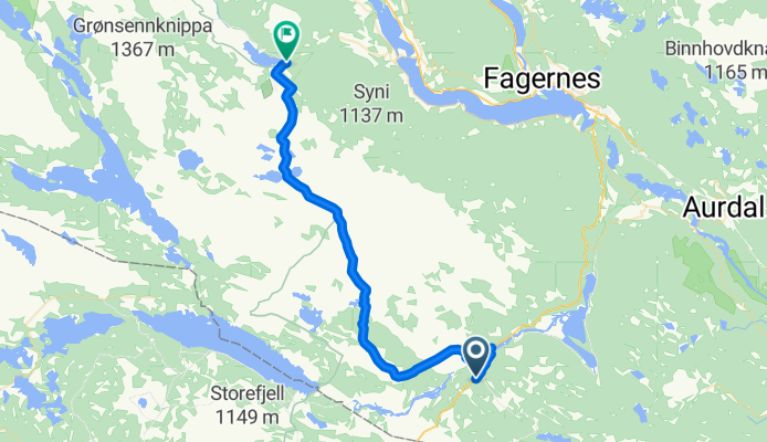 From Tisleidalen to Ulnes