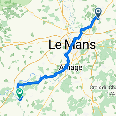 Loire dag1: Chanteloup-Malicorne sur sarthe