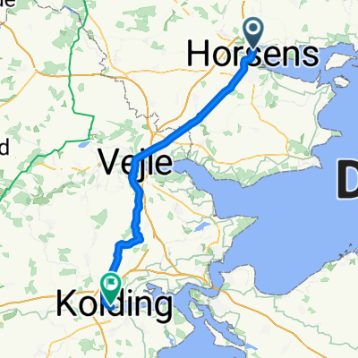 Langmarksvej, Horsens nach Kedelsmedgangen, Kolding