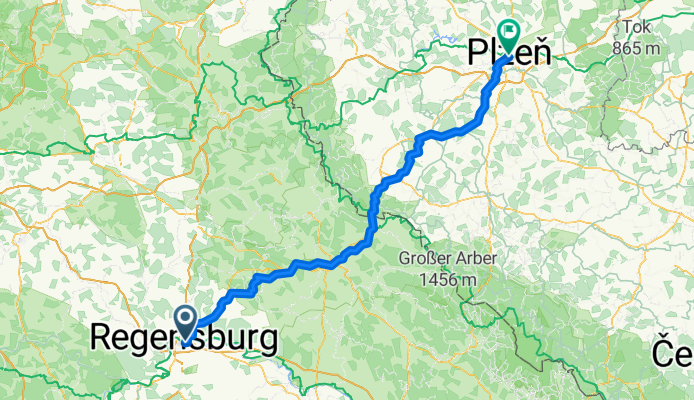 Von Regensburg bis Pilsen