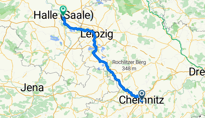 Von Chemnitz bis Leipzig