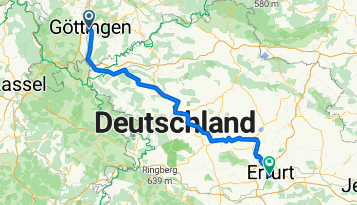 Von Göttingen bis Erfurt