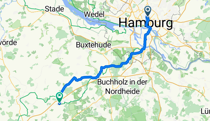 Route nach Sittensen