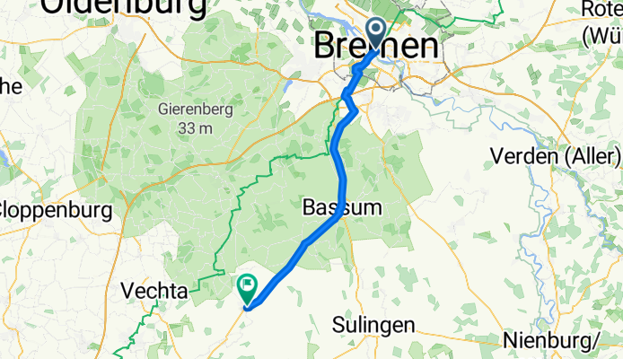 Von Bremen bis Barnstorf