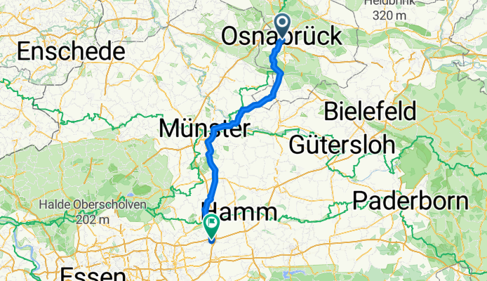 Von Osnabrück bis Kamen