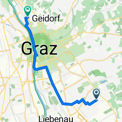 Ganghoferstraße, Graz nach Vogelweiderstraße, Graz