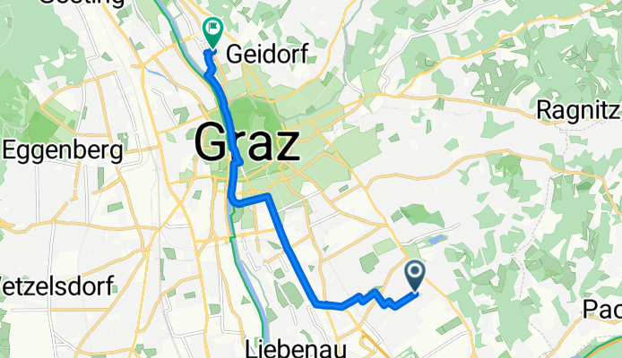 Ganghoferstraße, Graz nach Vogelweiderstraße, Graz
