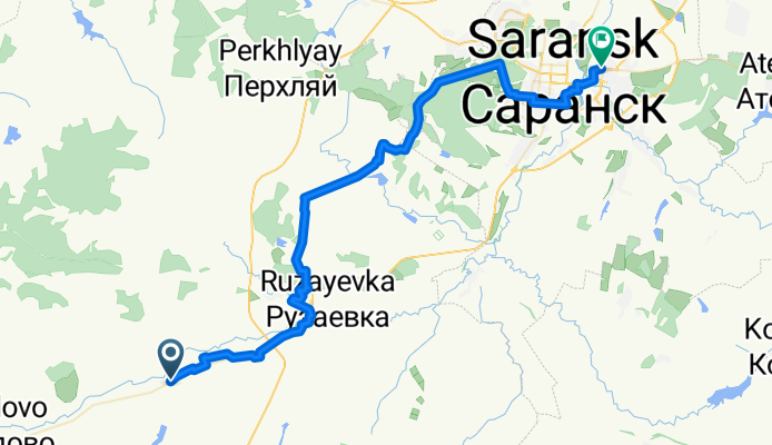 Татарская Пишля - Саранск