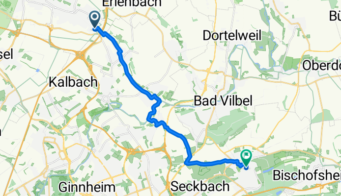 Von Bad Homburg vor der Höhe bis Frankfurt am Main