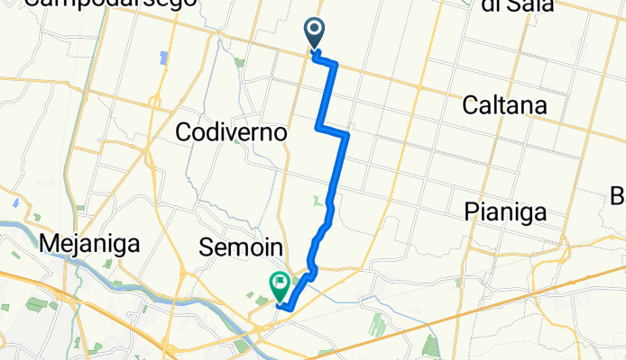 Via Antonio Cantele, Villanova di Camposampiero a Via Arrigoni, Vigonza