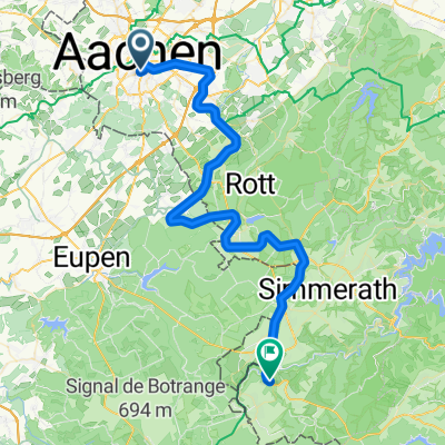 From Aachen to Monschau