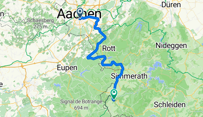 From Aachen to Monschau