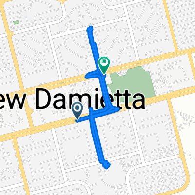 Route to Damietta El-Gadeeda City