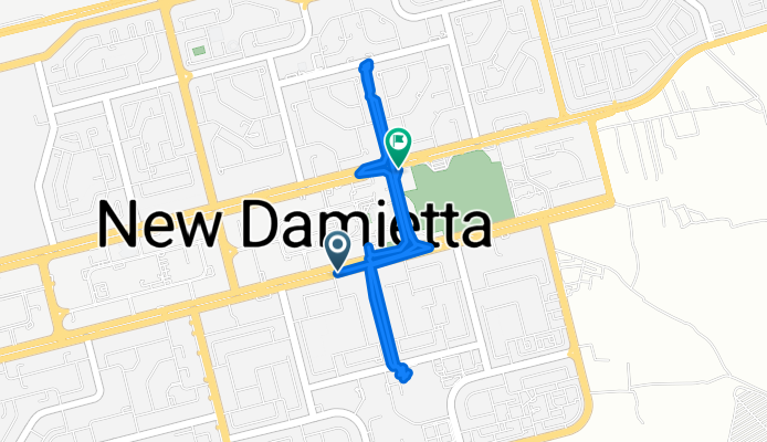 Route to Damietta El-Gadeeda City