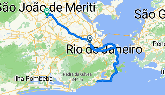 De Rua Bérgamo a Rua Ivone Rodrigues