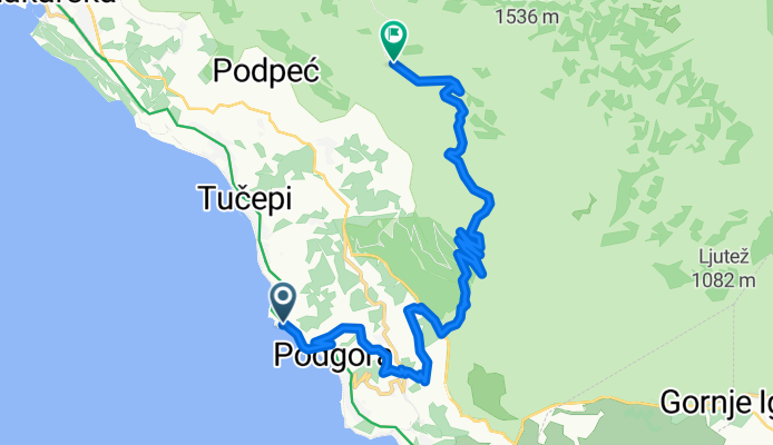 From Podgora to Tucepi