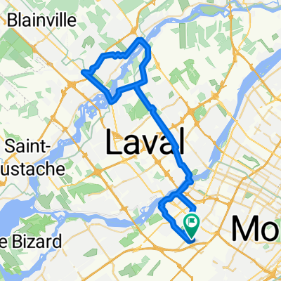 Boul Docteur-Frederik-Philips, Montréal to Boul Docteur-Frederik-Philips, Montréal