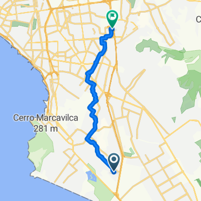 De Jorge Chavez mz. E lt.11 a Vivero San Borja