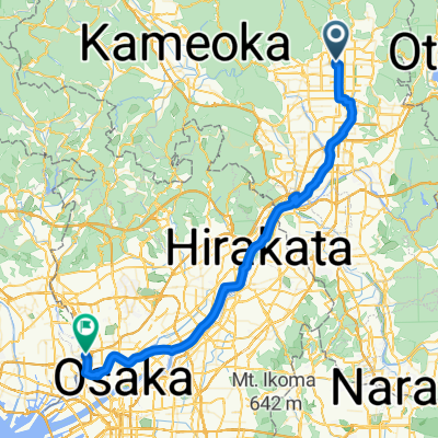 Route in Osaka