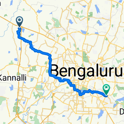 Route in Bengaluru