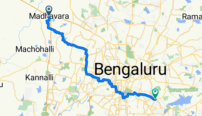 Route in Bengaluru