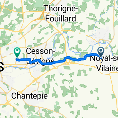 De Rue de la Gare Bis à Rue Antoine Becquerel