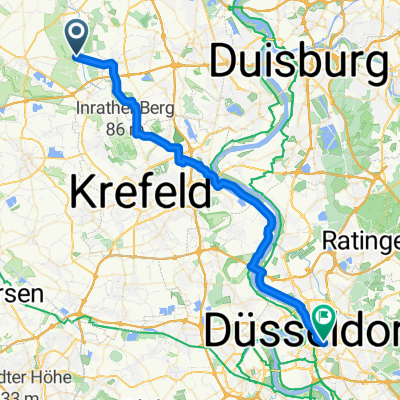 Von Rheurdt bis Düsseldorf
